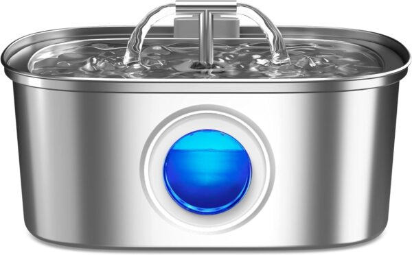 Stainless Steel Cat Water Fountain 3.2L