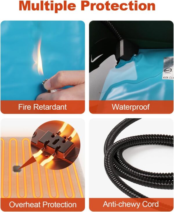 Waterproof Heated Pet Pad (28″L x 16″W) - Image 3
